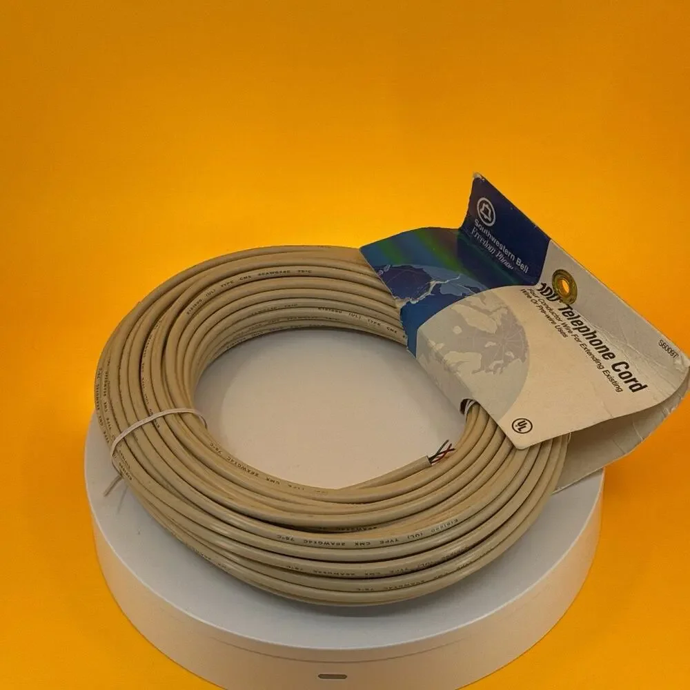 New Southern Bell 100' Telephone Cord - Long & Durable